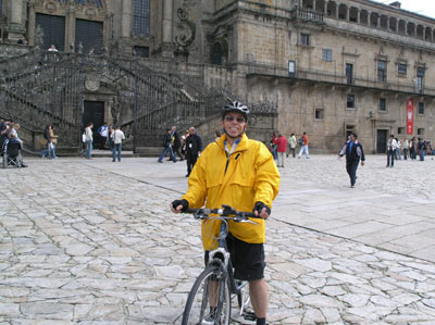 Bike at Santiago de Compostela
