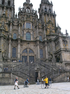 Outside Santiago Cathedral